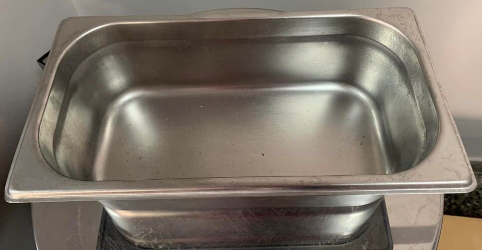 Λεκάνη Ανοξείδωτη 1/3Gn Βάθος 10Cm Μεταχειρισμένη